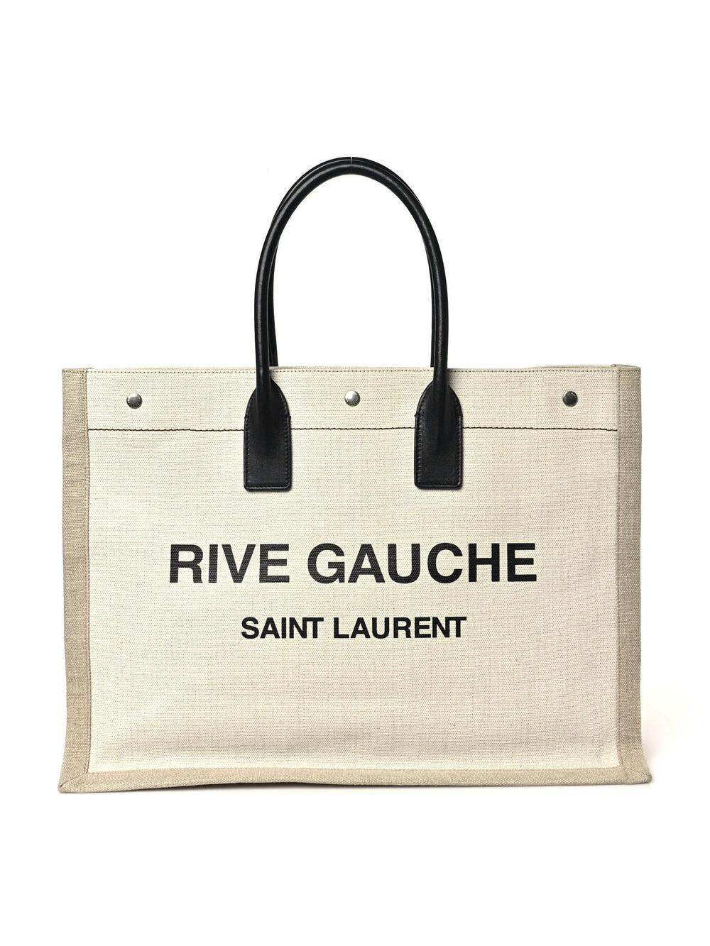 Saint Laurent Linen Calfskin Rive #345630S95B